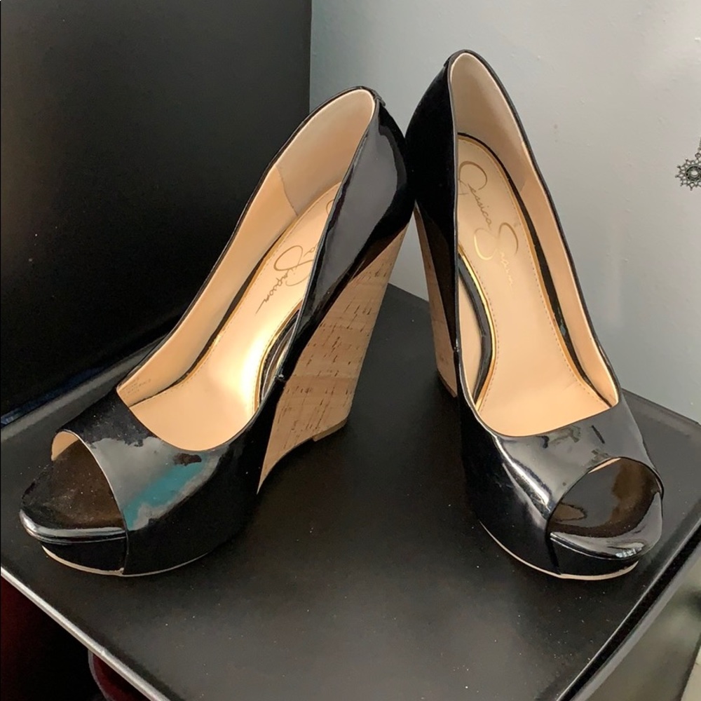 Jessica Simpson wedges